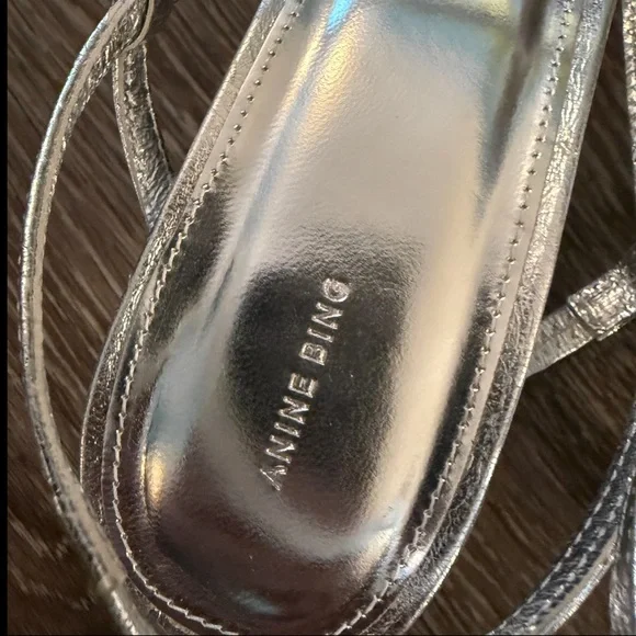 Anine Bing Hilda leather ankle-strap pumps - Picture 5 of 7